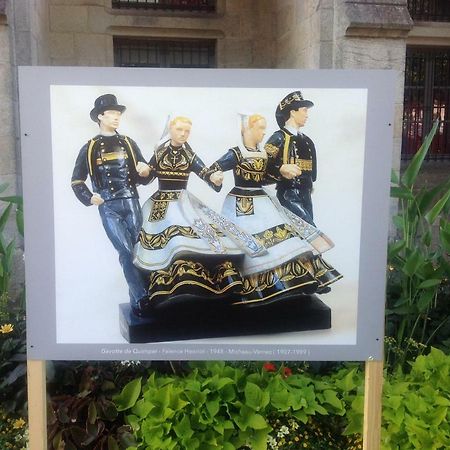 Le Vieux Quimper Classe*** Leilighet Eksteriør bilde