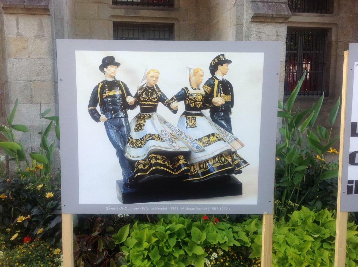 Le Vieux Quimper Classe*** Leilighet Eksteriør bilde