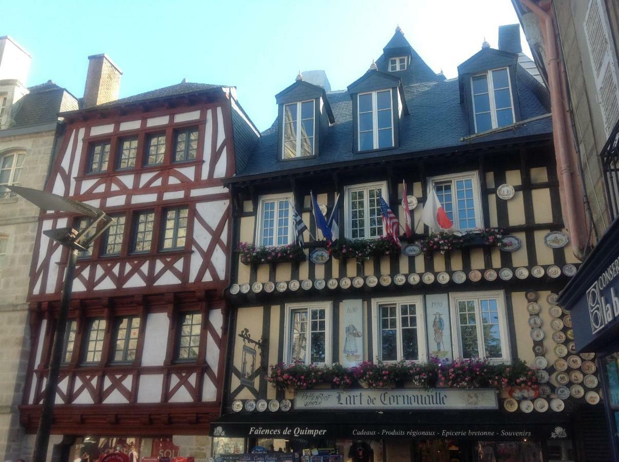 Le Vieux Quimper Classe*** Leilighet Eksteriør bilde